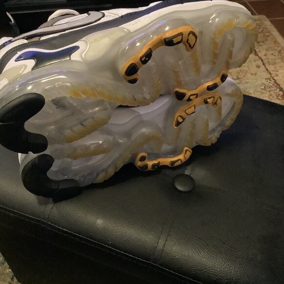 Nike Air VaporMax EVO White, Navy Blue, Grey Sneakers, Women's 9 - Picture 4 of 5